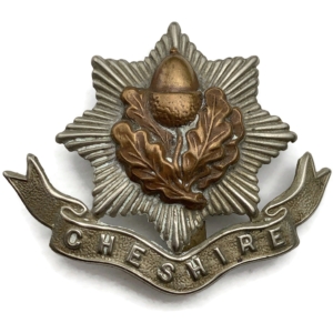 WW1 Cheshire Regiment Cap Badge - FIRST PATTERN