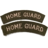 WW2 Home Guard Unit Cloth Shoulder Title Badge Flash