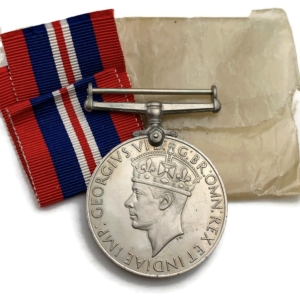 WW2 1939-1945 War Medal & Original Wax Packet - FULL SIZE