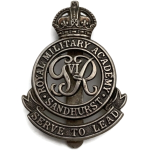 WW2 Royal Military Academy Sandhurst Officers Training Corps OTC Cap Badge