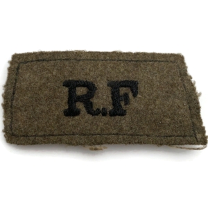 WW2 Royal London Fusiliers Regiment Cloth SLIP ON Shoulder Title Badge Flash