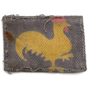 WW2 40th Infantry Division PRINTED Cloth Formation Sign Patch Badge