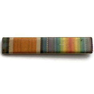 WW1 British War BWM & Victory Medal Pair SILK Ribbon Bar PIN BACK STYLE