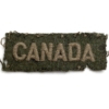 WW2 Canadian Army Corps CANADA Cloth Shoulder Title Badge Flash