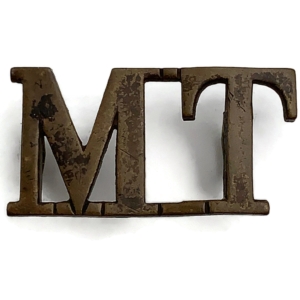 Motor Transport Corps Company MT Shoulder Title