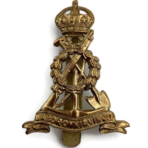 WW2 Royal Pioneer Corps BERET SIZE Cap Badge  - BUTTONS LTD B'HAM
