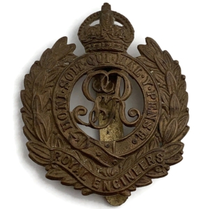 WW1 Royal Engineers Corps (George V) Cap Badge
