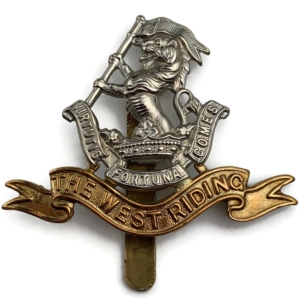 WW2 Duke of Wellingtons West Riding Regiment Cap Badge