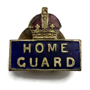 WW2 Home Guard Servicemans Enamel HG Lapel Badge