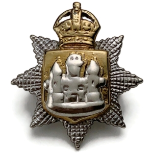 East Surrey Regiment OFFICERS Collar Badge