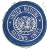 United Nations UN Blue Beret Cloth Cap Badge / Uniform Formation Patch