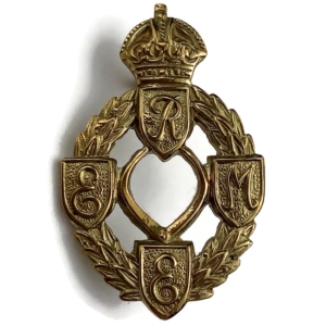 WW2 Royal Electrical & Mechanical Engineers REME Collar Badge - First Pattern