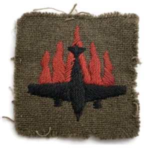 WW2 5th Anti-Aircraft Division Cloth Formation Sign Patch Badge
