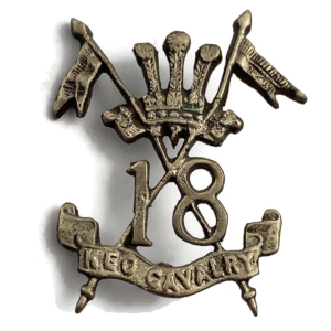 18th King Edwards Own Indian Cavalry Regiment British Army India Cap Badge