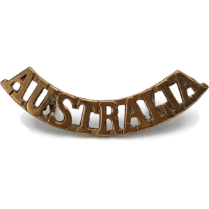 Australian Army Division Commonwealth Military Forces Australia Corps BRASS Shoulder Title