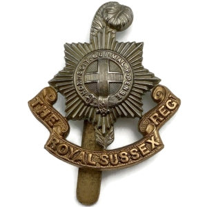 WW2 Royal Sussex Regiment Cap Badge