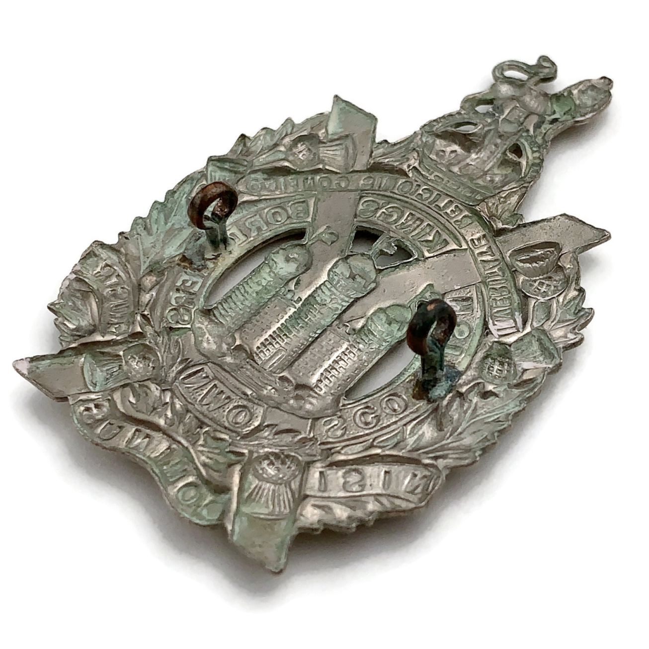 WW2 Kings Own Scottish Borderers Regiment KOSB (King's) Cap Badge