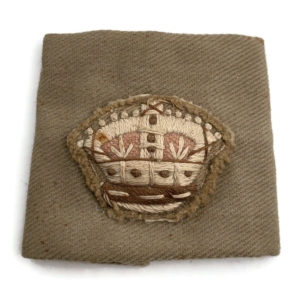WW2 British Army Officers CLOTH Epaulette Insignia Crown Pips - Rank of Major
