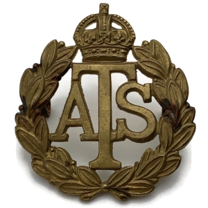 WW2 Auxiliary Territorial Service Corps ATS Cap Badge - LUGS VERSION