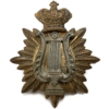 VICTORIAN Bandsman / Musicians (Bandmaster) Cap Badge - Queen Victoria Crown