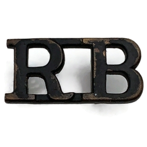 Rifle Brigade (Prince Consort's Own) Regiment Shoulder Title