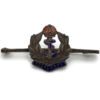 British Royal Navy Naval SILVER Enamel Sweetheart Brooch