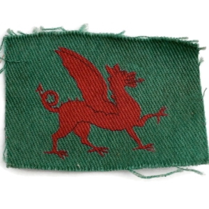 WW2 British Army South Wales District Formation PRINTED Cloth Insignia Patch