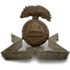 VICTORIAN Lancashire Fusiliers Regiment Cap Badge - BLACK LUGS VERSION