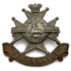 VICTORIAN Derbyshire Regiment (Sherwood Foresters) Cap Badge - Queen Victoria Crown