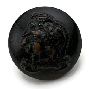 WW2 Artists Rifles, 28th Battalion London Regiment Artist's BLACKENED Tunic Button