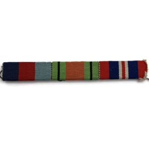 WW2 Medal Ribbon Bar - 1939-45 Star, Defence Medal & War Medal - SEW ON
