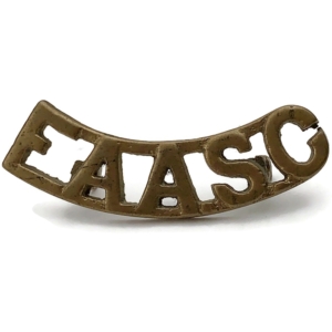 East Africa Army Service Corps ASC British Colonial Force African Shoulder Title
