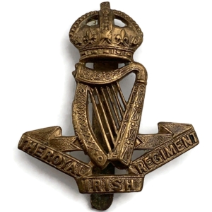 WW1 Royal Irish Regiment Cap Badge