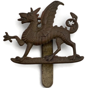 WW1 1st Monmouthshire Regiment Cap Badge - First Pattern