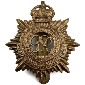 WW2 Royal Army Service Corps (George VI) RASC Cap Badge