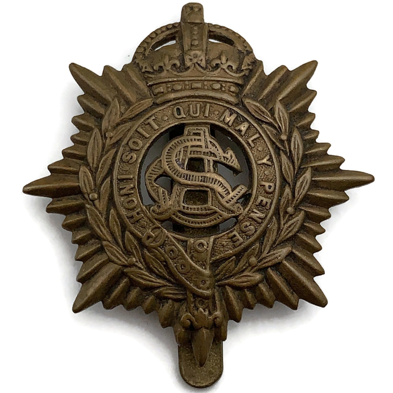 WW1 Army Service Corps ASC Cap Badge - British Military Badges