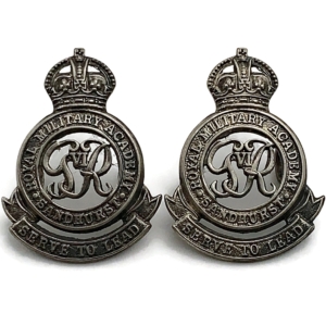 Royal Military Academy Sandhurst Officers Training Corps OTC Collar Badge PAIR