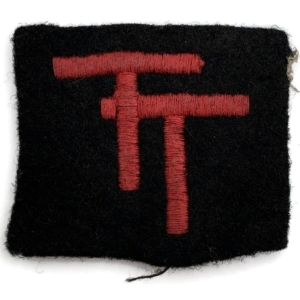 WW2 50th Northumbrian Division Cloth Formation Sign Patch Badge