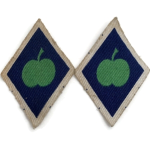 WW2 British Army Northern Command PRINTED Cloth Formation Sign Patch Badge PAIR