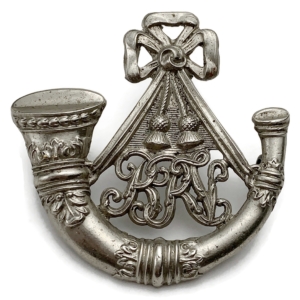 VICTORIAN Berkshire Rifle Volunteers Regiment Battalion Forage Cap Badge