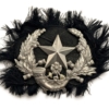 WW1 The Cameronians (Scottish Rifles) Regiment Cap Badge & CLOTH BACKING