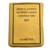 Princess Mary 1914 Christmas Tin Contents - Empty Cigarette Packet