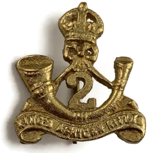 2nd Battalion Kings African Rifles Regiment KAR King's Africa Collar Badge