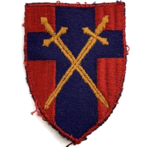 WW2 British 21st Army Group HQ Head Quarters Cloth Formation Sign Patch Badge