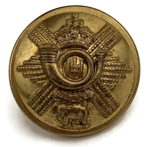 VICTORIAN Highland Light Infantry HLI Regiment Tunic Button - 25mm