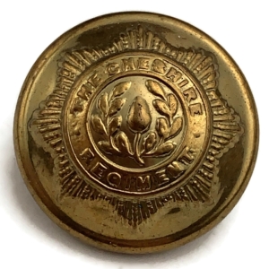 Cheshire Regiment Tunic Button - 26mm