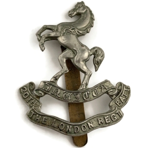 WW1 20th (Blackheath and Woolwich) Battalion County of London Regiment Cap Badge