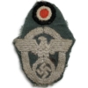 WW2 German Overseas Police NAZI Cloth Cap Badge