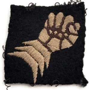 WW2 6th Armoured Brigade Cloth Formation Sign Patch Badge