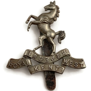 WW1 Royal West Kent Regiment Cap Badge Front